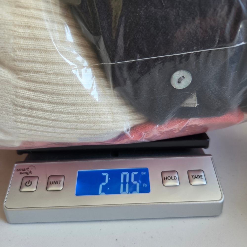 100% Cashmere Sweater Lot for Crafting Upcycling 2lb Lord& Taylor Mixed Autumnal